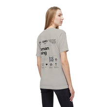 Load image into Gallery viewer, Unisex Graphic T-shirt 100% Human Being Ingredient Label, Inspirational Tees, Funny Gift for Friends, Quirky Casual Wear, Eco-Friendly Tee, Birthday Present