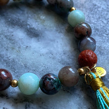 Load image into Gallery viewer, Pyrite & Jade Essential Oil Bracelet