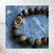 Load image into Gallery viewer, Tiger Eye Essential Oil Bracelet