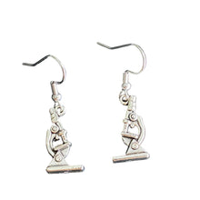 Load image into Gallery viewer, Teacher or Office Worker Dangle Earrings in Silver