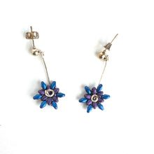 Load image into Gallery viewer, Hope in Solitude Collection || Solitary Flower Earrings || Silver Ball Posts