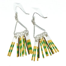 Load image into Gallery viewer, "El Cilantro" Dance - Beaded Earrings