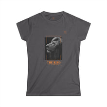 Load image into Gallery viewer, The King is Coming, Daniel 7:14 Bible Verse - Women&#39;s Softstyle Tee
