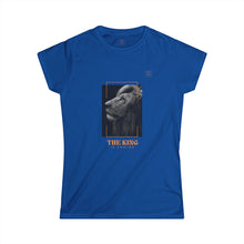 Load image into Gallery viewer, The King is Coming, Daniel 7:14 Bible Verse - Women&#39;s Softstyle Tee

