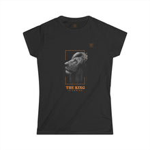 Load image into Gallery viewer, The King is Coming, Daniel 7:14 Bible Verse - Women&#39;s Softstyle Tee
