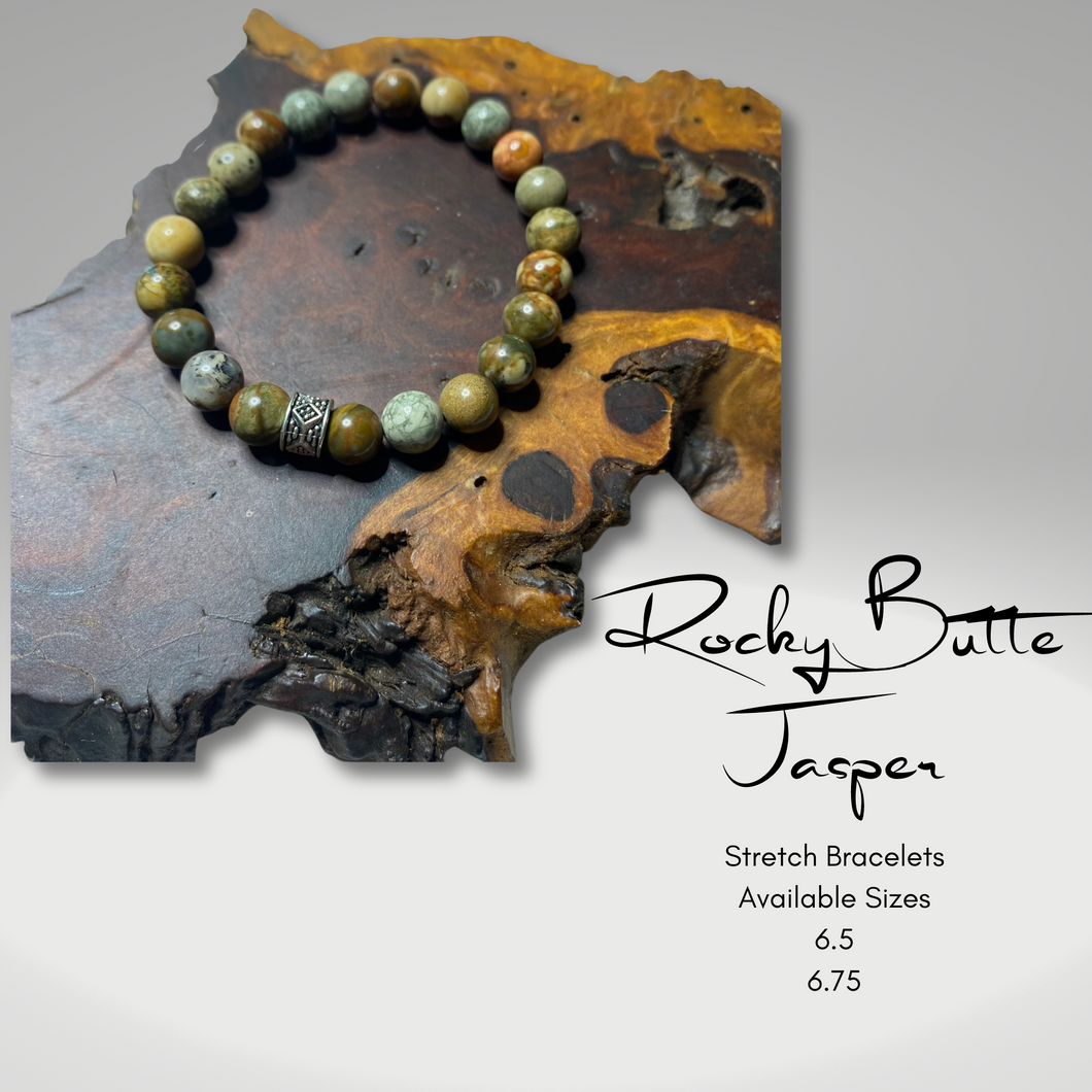 Rocky Butte Jasper Stretch Bracelet