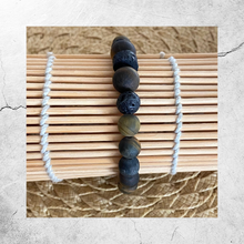 Load image into Gallery viewer, Dark Tiger Eye Beaded Essential Oil Bracelet
