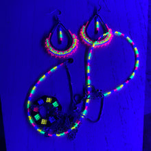 Load image into Gallery viewer, Neon Teardrop Earrings in Pastels and Silver
